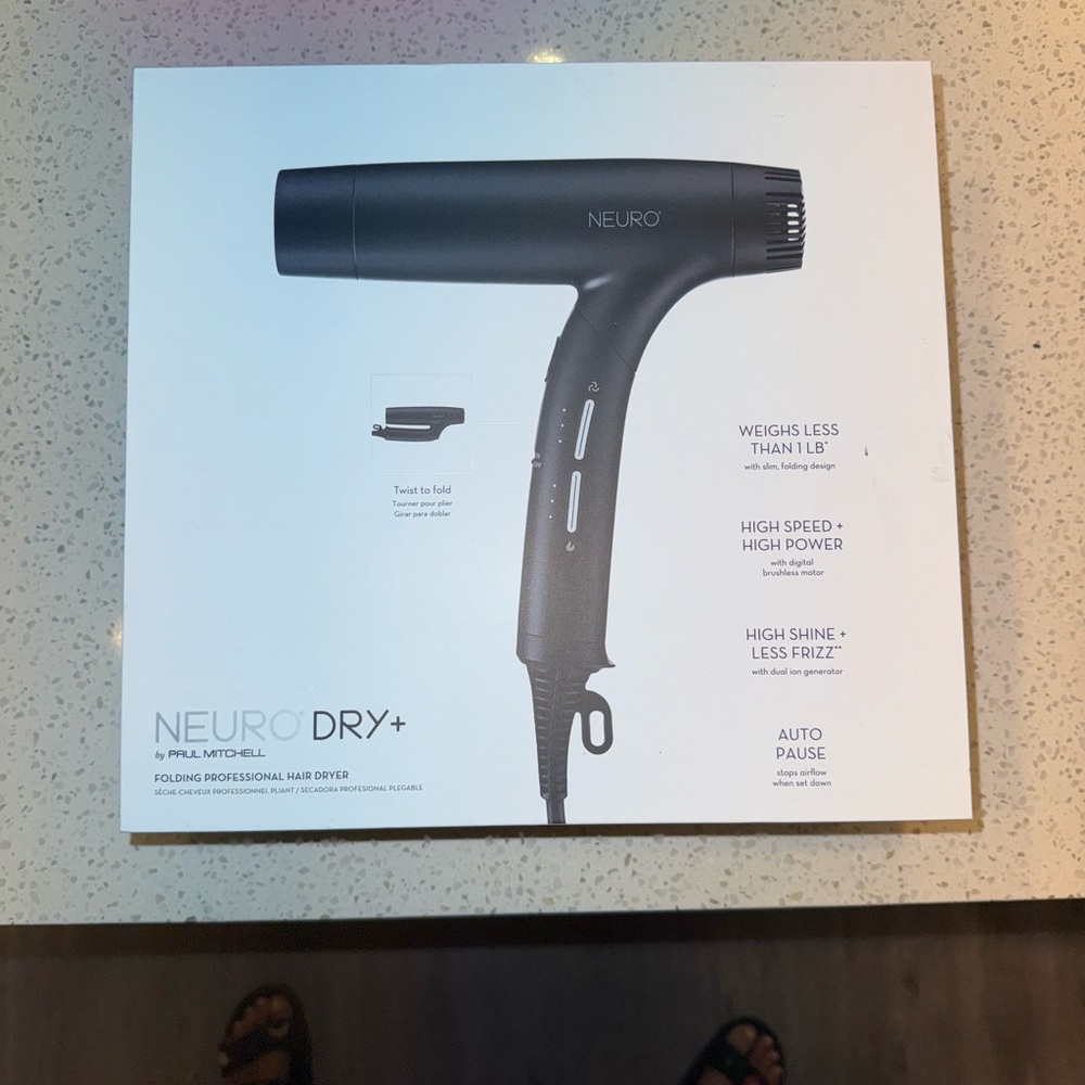 Paul Mitchell Neuro Dry+ Professional Hair Dryer - Black